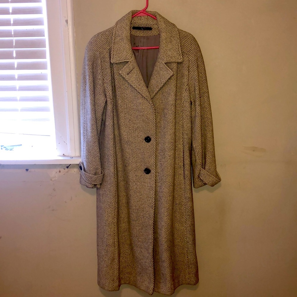 Vintage Ms. Freddi ILGWU wool trench coat